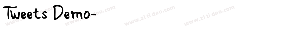 Tweets Demo字体转换